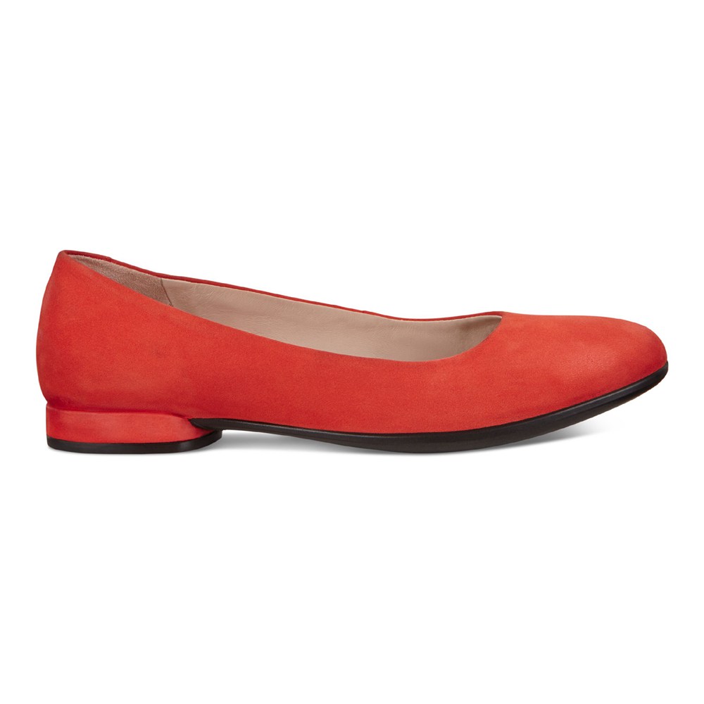 ECCO Womens Ballerinas Orange - Anal - XUJ-273198